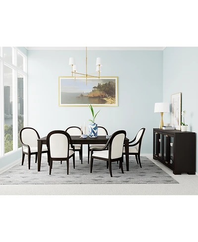 Mazen 7-Pc. Dining Set (Table & 6 Arm Chairs)