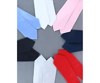Trafalgar Men's Sutton Solid Color Silk Necktie