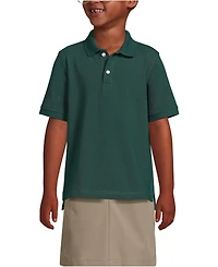 Lands' End Girls Short Sleeve Mesh Polo Shirt