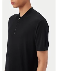 Gobi Cashmere Men's Silk Cashmere Zip T-Shirt