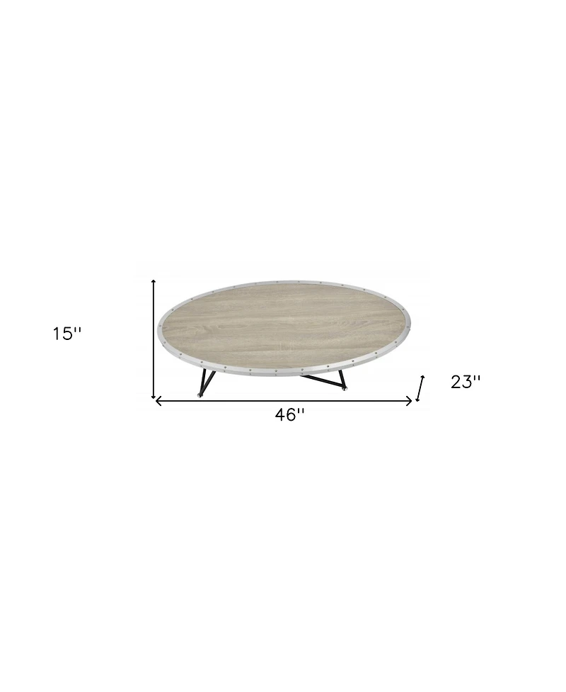 Iron Round Coffee Table – Sleek and Durable Design