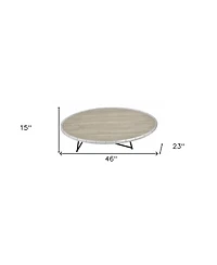 Iron Round Coffee Table – Sleek and Durable Design