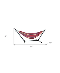 Regatta Stripe Two Person Hammock With Stand