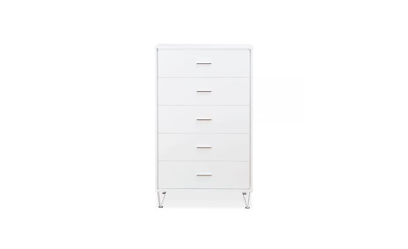 Five-Drawer Dresser for Bedroom Storage and Organization
