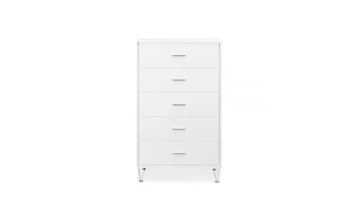 Five-Drawer Dresser for Bedroom Storage and Organization