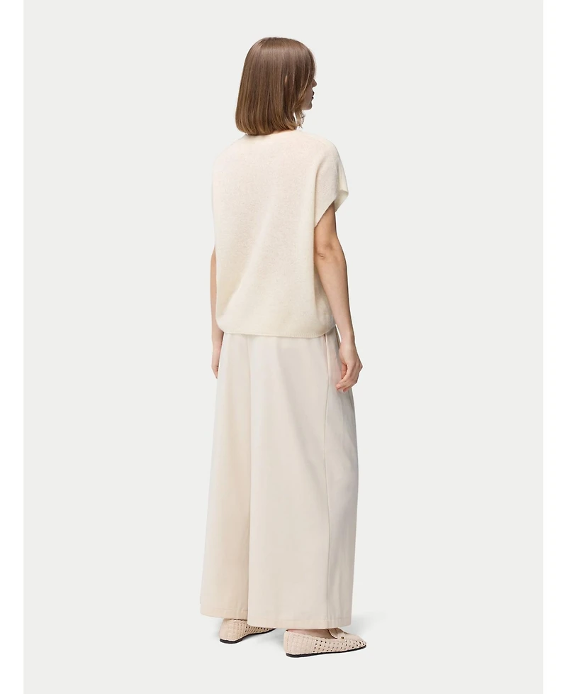 Gobi Cashmere Women's Batwing Short-Sleeved Cashmere Top