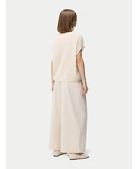 Gobi Cashmere Women's Batwing Short-Sleeved Cashmere Top