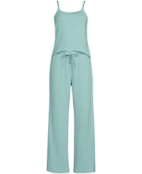 Lands' End Women's Pointelle 2 Piece Pajama Set