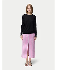 Gobi Cashmere Women's Silk Cashmere Textured Sweater