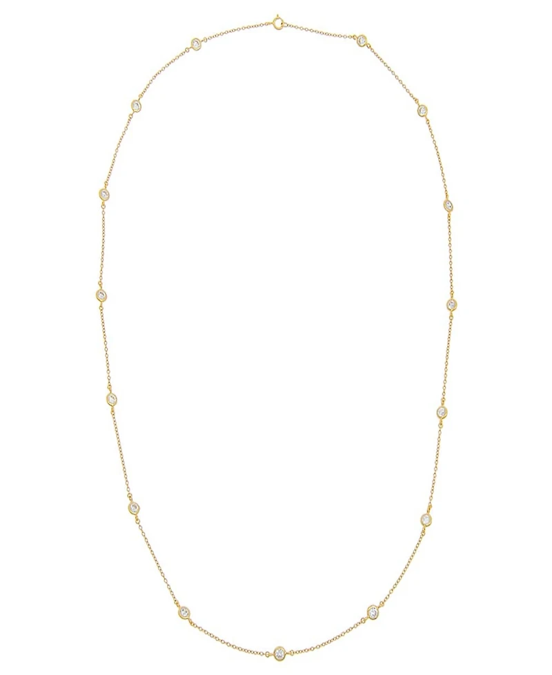 By Adina Eden Diamond By the Yard Necklace