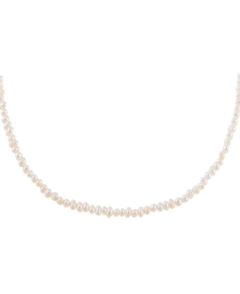By Adina Eden Tiny Cultivated Pearl Choker Necklace
