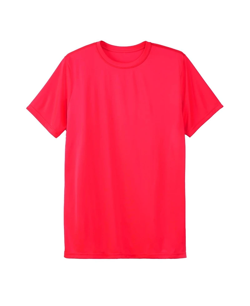 KingSize Big & Tall No Sweat Longer-Length Short Sleeve Crewneck Tee
