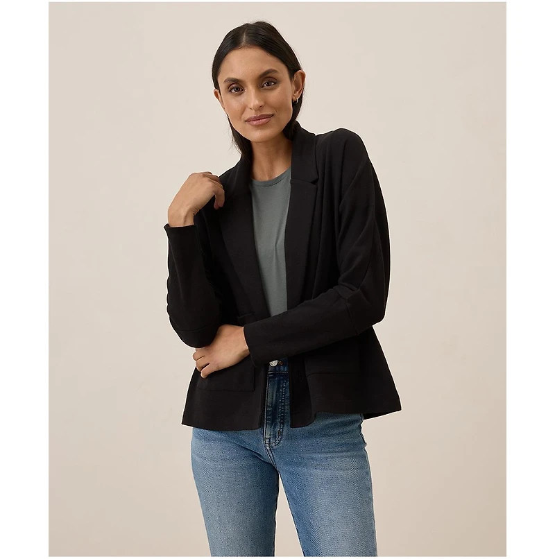Pact Women's Organic Cotton Airplane Relaxed Blazer