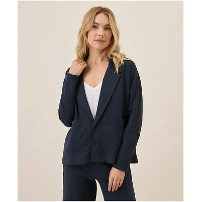 Pact Women's Organic Cotton Airplane Relaxed Blazer