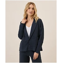 Pact Women's Organic Cotton Airplane Relaxed Blazer