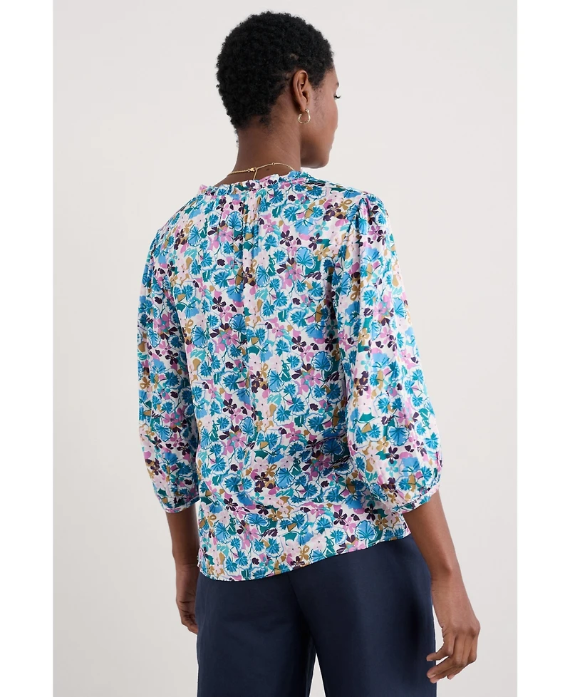Seasalt Cornwall Women's Flower Weave Top
