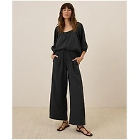 Pact Women's Organic Cotton Coastal Double Gauze Split Hem Pant