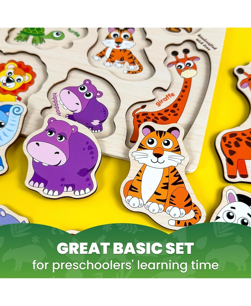 Quokka Wooden Puzzles for Toddlers 3-5 - Games Children's Learning