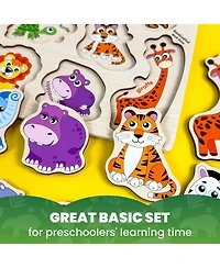 Quokka Wooden Puzzles for Toddlers 3-5 - Games Children's Learning