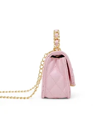 Tiny Treats + Zomi Gems Girls Classic Link Chain Top Handle Handbag, Hot Pink