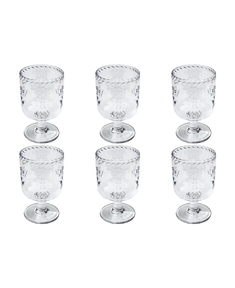 Abode Homewares Talavera Tumbler Glasses, Set of 6