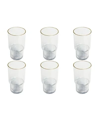 Abode Homewares Stax Optic Twist Coupe Glasses