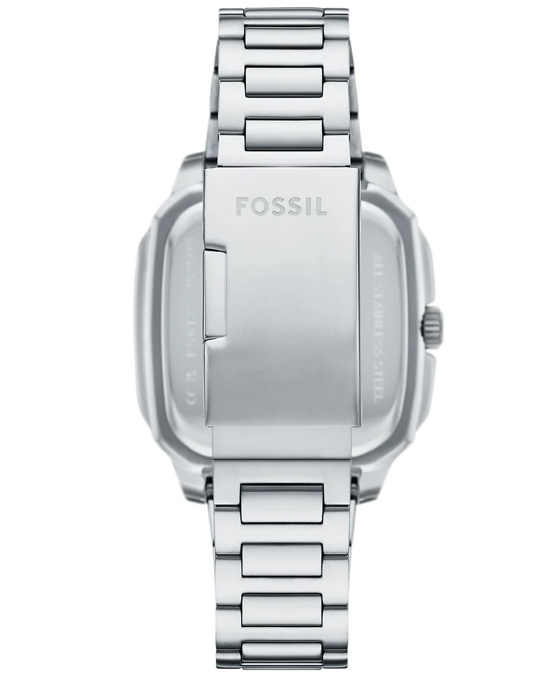 Fossil Men's Crosby Three-Hand Date Stainless Steel Watch