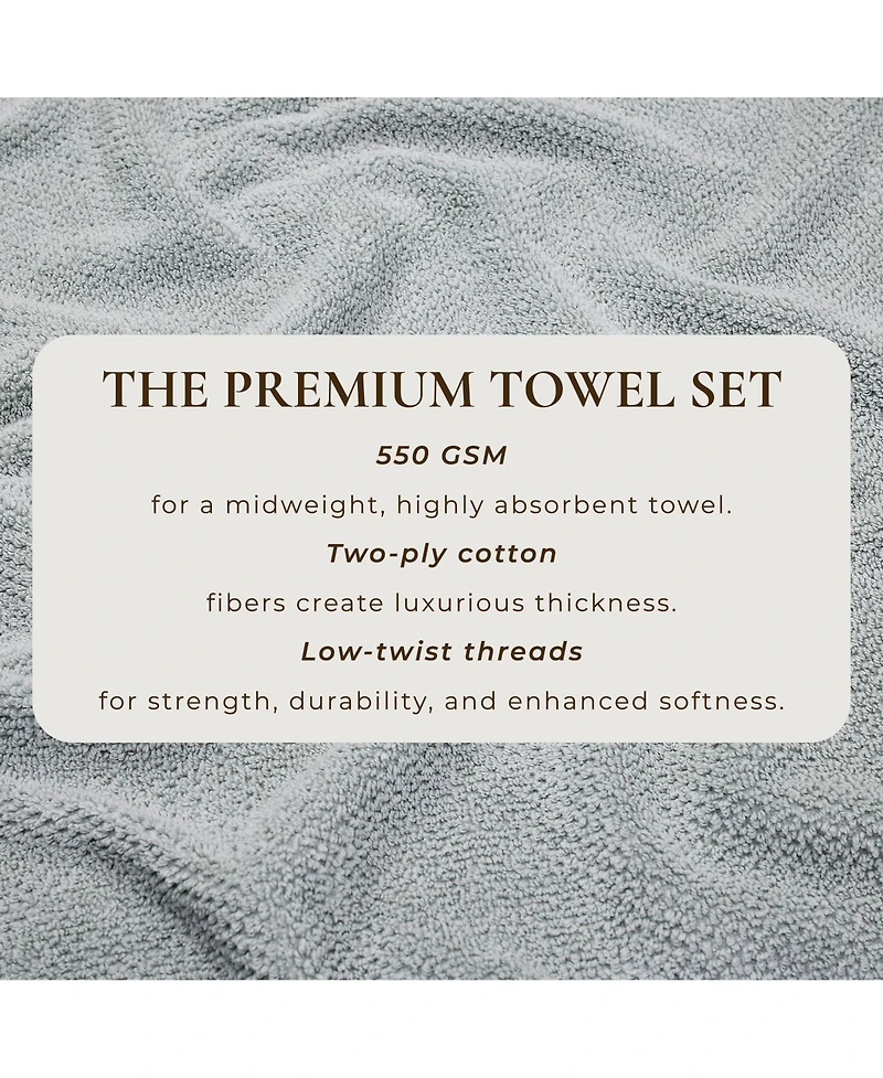 Linery & Co. Cotton Textured Bath Towel, 54" x 27"