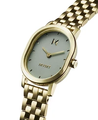 Mvmt Women's Carmel Oval Gold Tone Stainless Steel Bracelet Watch