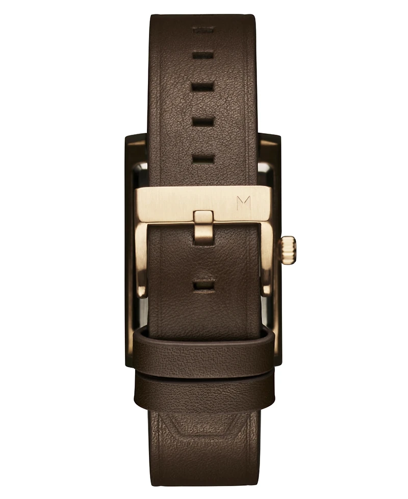 Mvmt Men's Newporter Brown Leather Strap Watch, 28mm