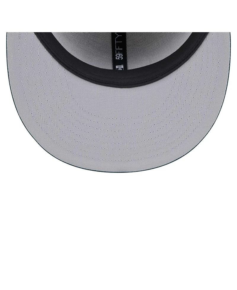 New Era Men's Natural/Hunter Green Chicago Bulls Lifestyle Tree Bark 59FIFTY Fitted Hat