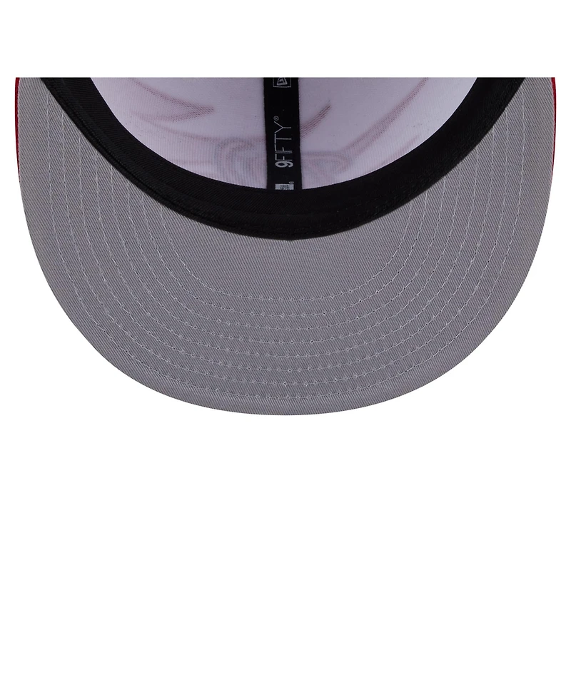 New Era Men's Red/White Washington Nationals Jagged 9FIFTY Snapback Hat