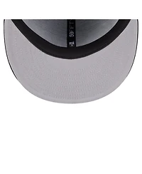 New Era Men's Black Chicago White Sox Overlap 59FIFTY Hat