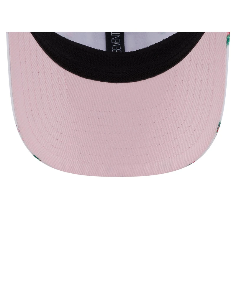 New Era Men's White New York Giants Adventure Flamingo Pattern 9SEVENTY Stretch-Snap Hat