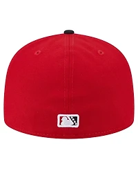 New Era Men's Red/Black Richmond Flying Squirrels Authentic Collection 59FIFTY Hat