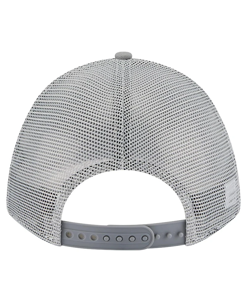 New Era Men's Gray Arizona Diamondbacks Color Pack A-Frame 9FORTY Trucker Adjustable Hat