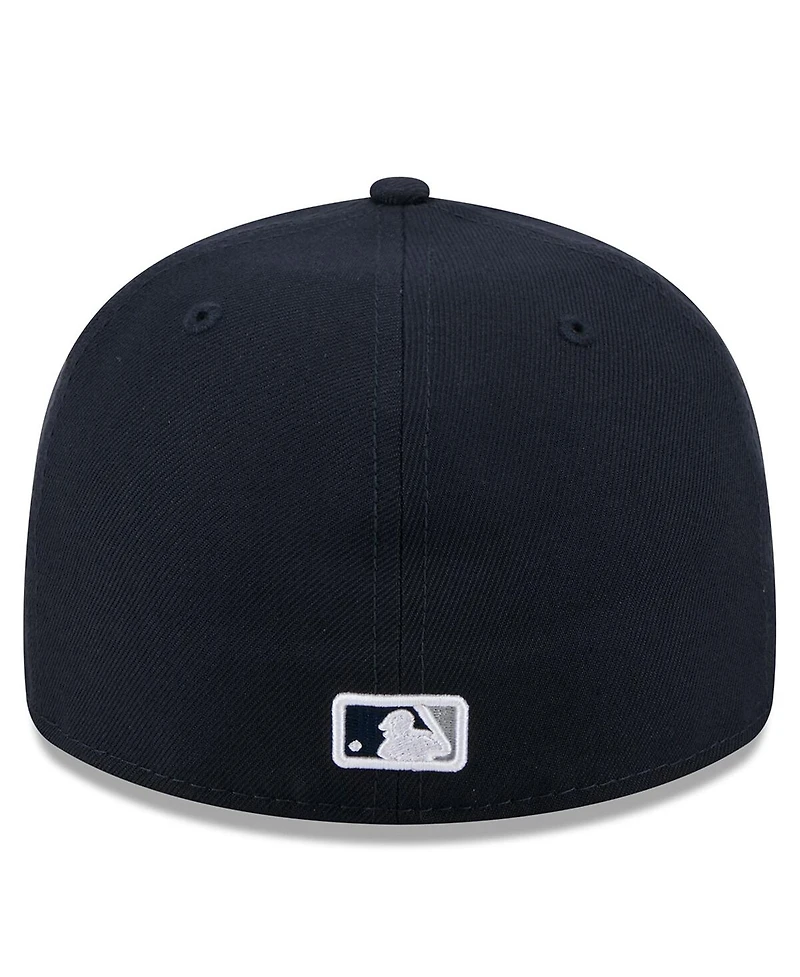 New Era Men's Navy New York Yankees 2025 Jackie Robinson Day Retro crown 59FIFTY Unstructured Hat