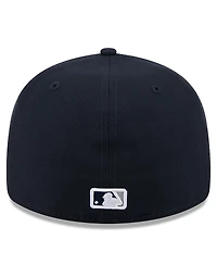 New Era Men's Navy New York Yankees 2025 Jackie Robinson Day Retro crown 59FIFTY Unstructured Hat