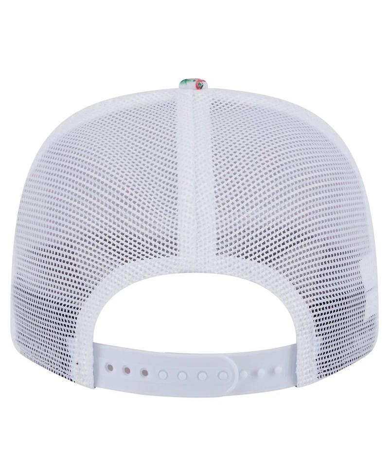 New Era Men's White New York Giants Adventure Flamingo Pattern 9SEVENTY Stretch-Snap Hat