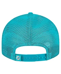 New Era Men's Aqua Miami Dolphins Low Profile 9FIFTY Snapback Hat