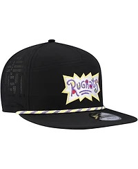 New Era Men's Black Rugrats Rope Trucker 9FIFTY Snapback Hat