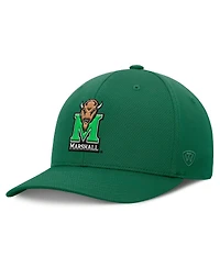 Top of the World Men's Kelly Green Marshall Thundering Herd Reflex Flex Hat