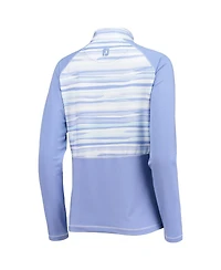 FootJoy Women's Purple Valspar Championship Watercolor Raglan Half-Zip Top