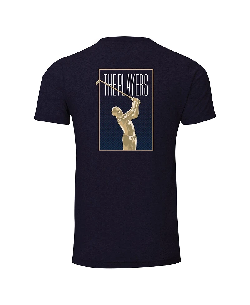 Ahead Men's Blue The Players Trophy Instant Classic Tri-Blend T-Shirt