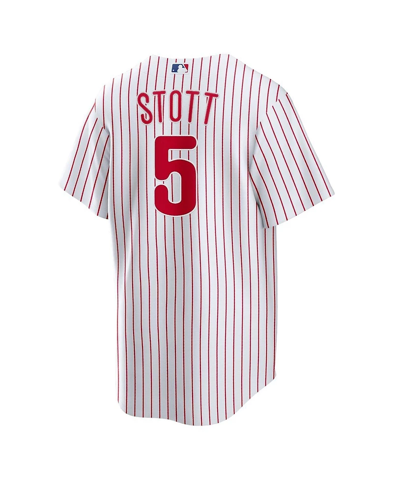 Nike Men's White Bryson Stott Philadelphia Phillies Replica Player Jersey