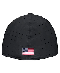 Nike Men's Black Vanderbilt Commodores On-Field True Performance Baseball Fitted Hat
