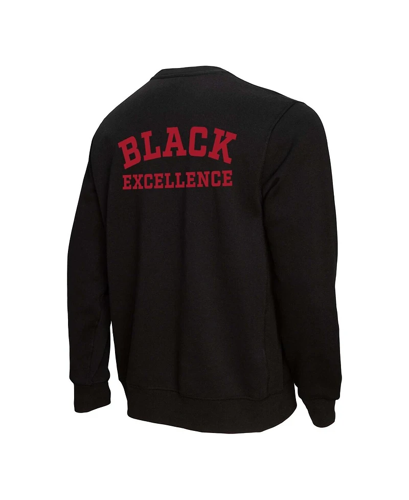 Mitchell & Ness Men's and Women's Black San Francisco 49ers Excellence Collection Icon Pullover Sweatshirt