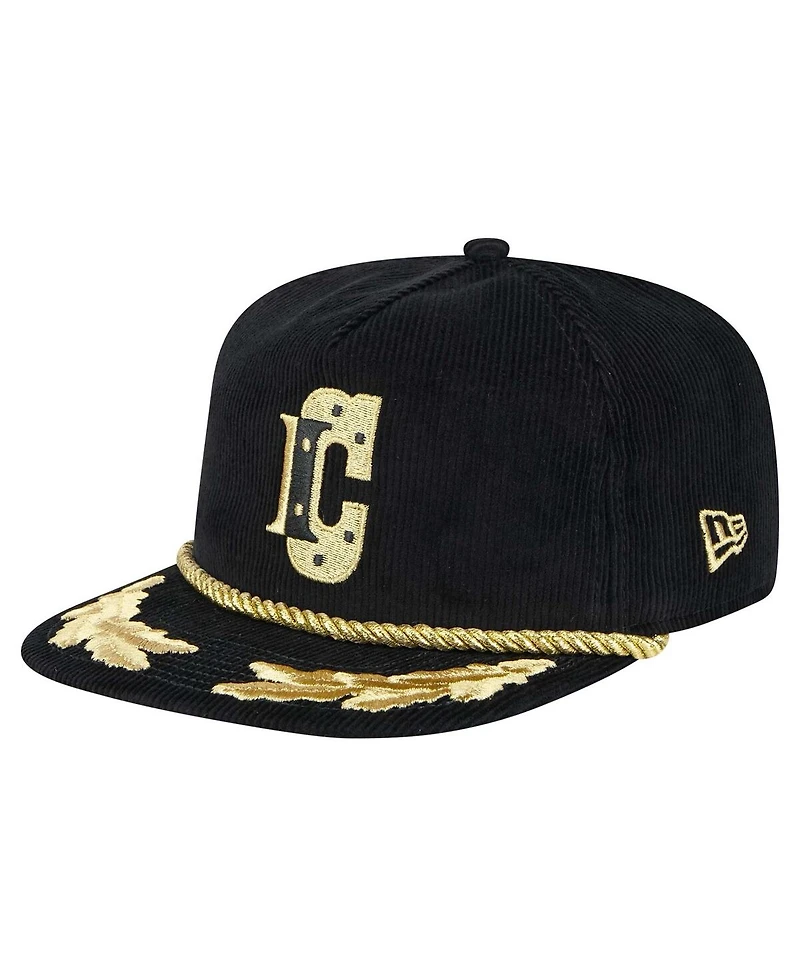 New Era Men's Black Indianapolis Colts City Originals Corduroy Skipper Golfer Snapback Hat