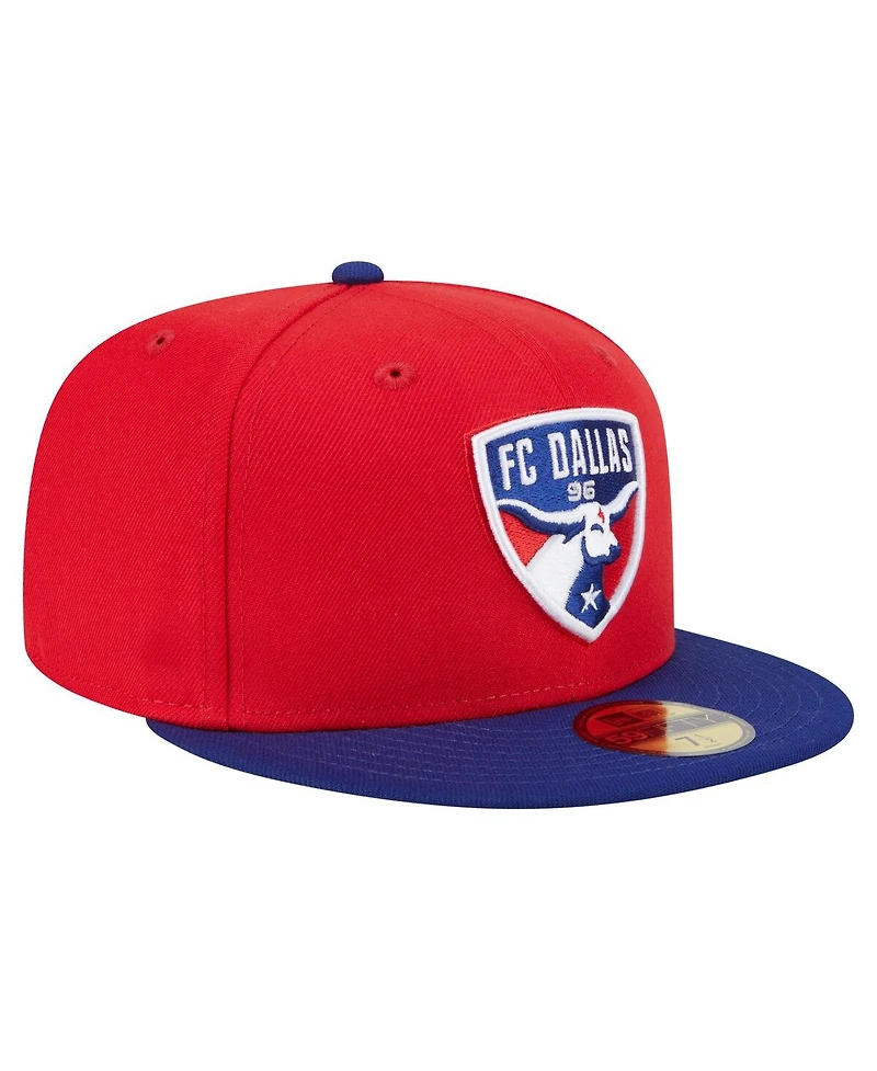 New Era Men's Red Fc Dallas 2025 Kickoff 59FIFTY Fitted Hat