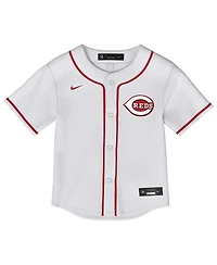 Nike Toddler White Elly De La Cruz Cincinnati Reds Replica 2.0 Player Jersey